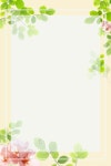 신선한 식물과 테두리 배경 배경 화면 및 일러스트 무료 다운로드 - Pngtree