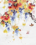 #그림 #동양화 #한국화  #예술 #미술   #Art     #Painting    #포도   #grape      #Kunst     #Bild... 