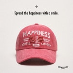 하우스 오브 낭만 딥 체리 핑크 행복자수 볼캡 | House of nangman pink ballcap