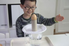 관성의 법칙을 이용한 달걀 실험