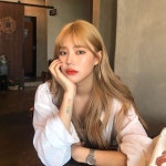 예뿐 카페🍧 | Ulzzang saç, Sarışın asyalı, Asyalı saç