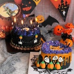 Pin page 김해케이크-바바테이블 on Instagram: happy  halloween!!🧛‍♂️ #바바테이블 in 2024 | Halloween cakes... 
