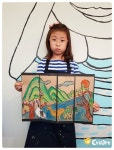 Kinder (초등) 수업 - 십장생 병풍 [시흥시 정왕동 배곧 미술학원 - 창의미술 크리아트]