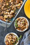 Make Ahead Thanksgiving Mushroom Sausage Stuffing | Recipe in 2022 | Classic stuffing recipe, Thanksgiving side dishes, Homemade... 