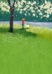 산그림 작가의 개인 갤러리 입니다. | Minimal painting, Watercolor illustration, Art wallpaper