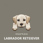 치와와 아기 옷용 다림질 패치, 배낭 장식용 의류 패치, 아플리케 패치