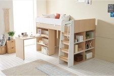 스토리쥬4 수납 벙커침대 책장형, 646,000원.