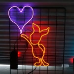 Pin page #네온사인만들기,#홍대청년공방 | Neon wall art, Neon signs, Neon light signs
