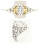 My custom jewelry designs at Green Lake Jewelry Works에 있는 핀