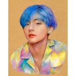 Pin page 아임파인아트 on Instagram: “성인취미미술반 김진호 선생님의 방탄소년단 뷔✌️ #색연필화 . . #btsart #btsfan... 