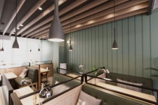 테이블웍스(table works) - 스터디카페 - 디자인투플라이 테이블웍스(table works) - 스터디카페 | Cafeteria, Decoración de unas... 