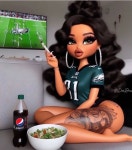 Pin by 미 선 연 on NFL - Philadelphia Eagles in 2025 | Comic books illustration, Sublimation ideas projects inspiration, Cute... 