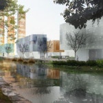 * 선큰 스트라이프 공원 [ Chyutin Architects ] BGU University Entrance Square | 스트라이프, 공원, 건축