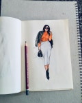 좋아요 309개, 댓글 10개 - Instagram의 A.Gj Fashion illustration(@fashion8art)님: #sketchaday #sketchbook #dessin #sktchy... 