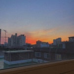 03.22 (The sunset the sky the fine dust the day everything was perfect.) . . . . #일상 #일상스타그램… | Painting, Art, Playlist