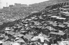 판잣집 - 초량동 판자촌[1970년대] | 그림, 1970년대, 한국