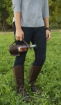 Leather Wine Tote - Leather Wine Carrier - Hostess Gift - Gifts Under $50 | 가죽, 가죽공예, 공예