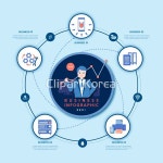 일러스트 - 클립아트코리아 :: 통로이미지(주) | 인포그래픽, 휴대폰