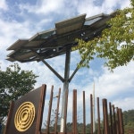 남해고속도로에 있는 지수 졸음쉼터에 2kw용량의 태양광 발전시설. 도로공사가 좋은. 일을 하는군요.