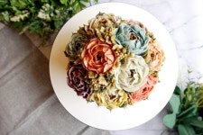Pin page 앙금플라워파이핑 속성반  #flowercake #ricecake  #birthdaycake #cakedesign #cakedeco #beanpasteflower #beancream... 