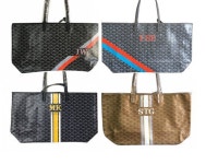 Personalized Monogrammed Goyard Tote...Customer provides the bag(이미지 포함) | 가죽