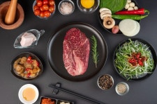 Korean sirloin (꽃등심) raw meat - 2024