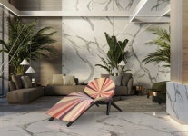 특별함을 일상으로 흡입: 한국전통 소재를 차용한 썬베드 Sun bed with traditional Korean m... | 침대 디자인