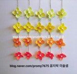 [개나리 모빌 만들기]봄모빌로 유치원 교실 꾸미기/어린이집 새학기 환경구성 - 2020 | 유치원, 교실, 꾸미기