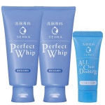 센카 퍼펙트 휩 페이셜 워시 120g x 2P + 더블 더블유 15g, 1세트 ￦11900 - 2021