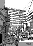Citytrekking 충무로 on Behance in 2020 | Pencil illustration, Behance, Instagram
