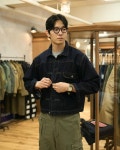 Pin page Mode-Man (모드맨) on Instagram: 레노앤코(Leno&co) H2302-JJ003 Indigo Brenda Big Trucker Jacket Styles.    유니섹스로... 