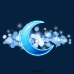라마단 블루 문 일러스트 후광 장식, 라마단, 달, 후광 PNG 일러스트 및 PSD 이미지 무료 다운로드 - Pngtree