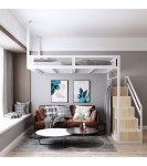 쿠팡! | 아이지아신 성인 철제 벙커침대 | Industrial loft beds, Loft bed frame, Loft bed