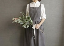 [솔리드 포켓 베이직 주방 카페 플로리스트 앞치마] | 앞치마, 럭셔리, 핸드메이드