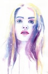 Pin by Studio jb on 수채화 과슈 초급 | Portrait art, Watercolor portrait painting, Watercolor