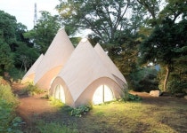 *일본 원뿔형 천막모양의 주택- [ Issei Suma ] Teepee-shaped buildings :: 5osA_오사 | บ้านป่า... 