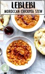 Leblebi (North African Chickpea Soup) | Recipe | Chickpea stew, Food, Stew