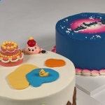 “수강생님 작품❤️ #야미 #야미케이크 #안산주문제작케이크 #안산케이크 #안산카페 #yammycake” - 2021