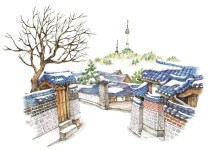 산그림 작가의 개인 갤러리 입니다. | 산 그림, 그리기 아이디어, 색연필 예술