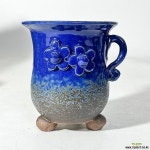 [그리닝홈]12.5cm 토어도예 꽃고리화분 k120_파랑 - 다육화분(Succulent Pot)