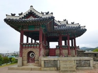 lookout tower, fortified city wall, suwon, south korea, 10-13 | 건물, 수원
