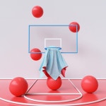 Michele Resenterra on Instagram: “Cloth ball 🔴 #3D #render #cinema4d #octane #future #motion #design” | 3d 디자인, 디자인