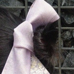 Korea traditional clothes hanboK PEMMIER 쁘미에 생활 한복 화원 금박 댕기 flower garden gold daenggi hair rainbow color... 