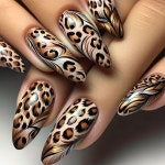 프레스온 네일 세트 - 롱 아몬드 모양, 광택 마감 젤리 접착제 & 네일 파일 포함 | Nail art, Nail designs, Pointed... 