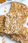 Cinnamon Roll Oatmeal Bake | Recipe in 2022 | Baking, Baked oatmeal, Cinnamon rolls