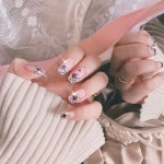 퍼플컬러까지 섞어서♥♥ _ #스톤그라데이션 #수블링네일 #네일아트  @subling_nail #bemyrin_nail | Uñas coreanas, Diseños de uñas, Uñas