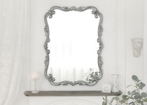 [[B급세일] 루아르 골드 앤틱 거울 대형 인테리어 화장대 욕실 카페 예쁜 디자인 빈티지 벽거울]