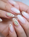 보누므 네일(BONUM NAIL) | #nail#nailsalon#newnail#swag#fashion#filer#gelnails#フィレール#美甲#暈染光療 #新娘光療#ガラスブリオン #젤네일… | ネイル...