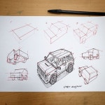 251 Likes, 8 Comments - 디자인고흐미술학원(강남본원) (@anjjaemi) on Instagram: “육면체를 이용한 연상드로잉 1탄 자동차!... 