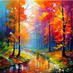 Pin by 세나 on 유화 | Abstract tree painting, Landscape painting tutorial, Abstract art inspiration